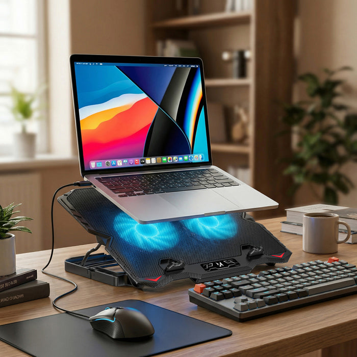 Wozinsky WDCX-015 StormPad RGB Gaming Cooling Laptop Stand - Black
