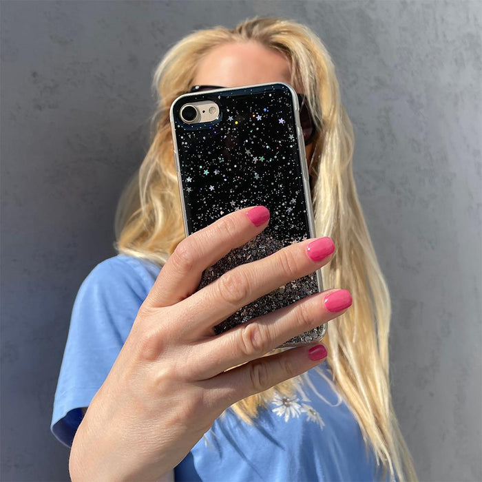 Wozinsky Star Glitter Shining Cover for iPhone 12 mini green