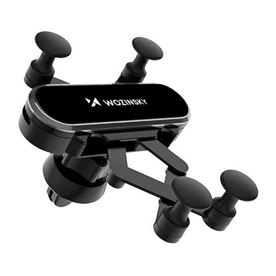 Wozinsky gravity car phone holder for air vent black (WCH-05)