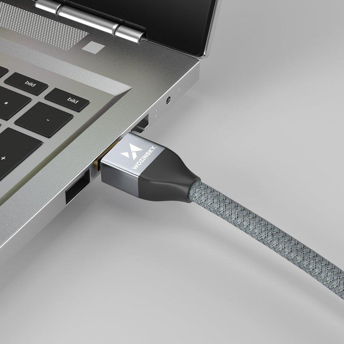 Wozinsky HDMI 2.1 Cable 8K 60 Hz 48 Gbps / 4K 120 Hz / 2K 144 Hz 5 m Silver (WHDMI-50)