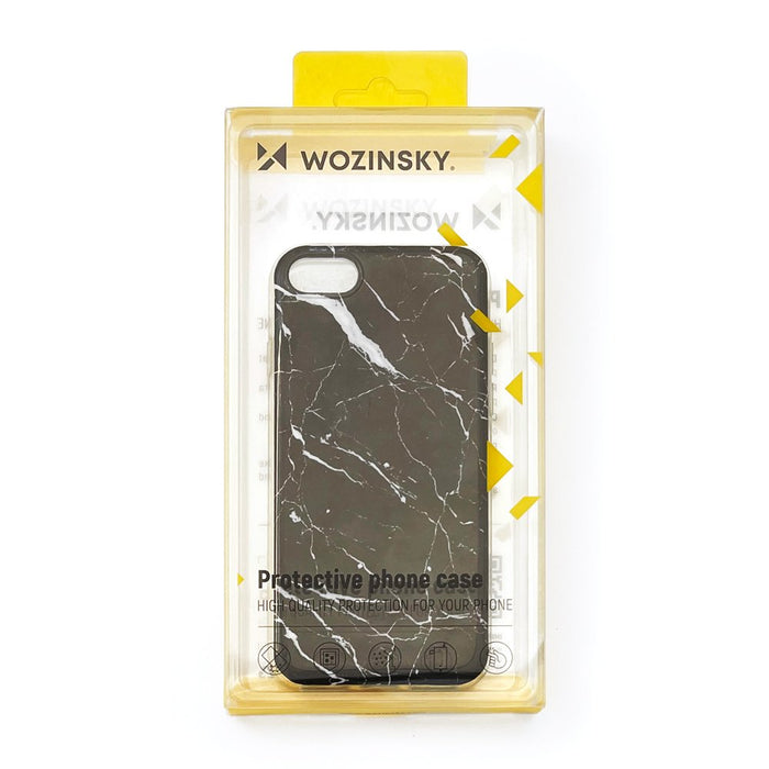 Wozinsky Marble TPU case cover for Samsung Galaxy A02s EU pink