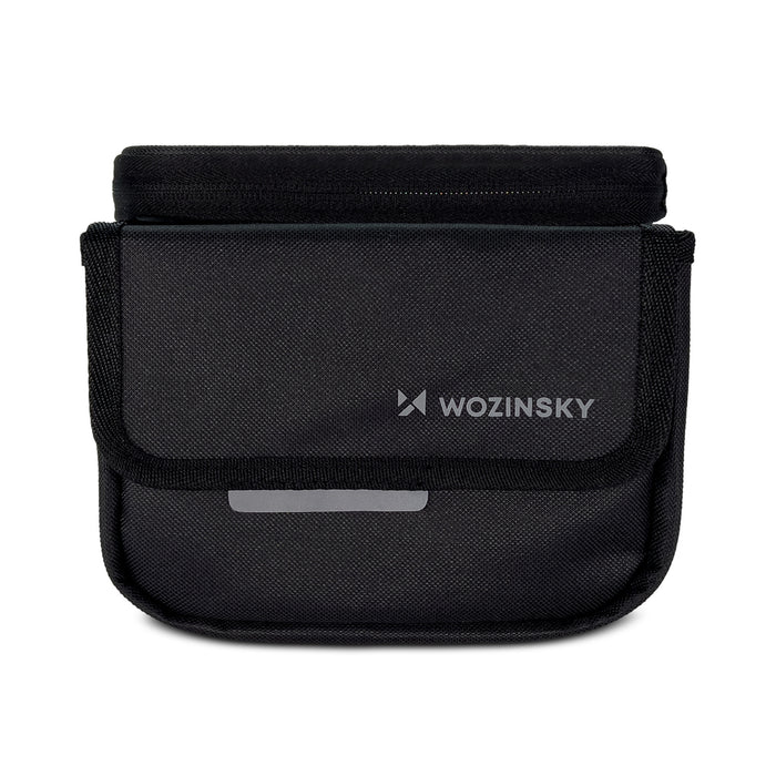 Wozinsky bicycle frame bag, waterproof phone case, 1.5l, black (WBB26BK)