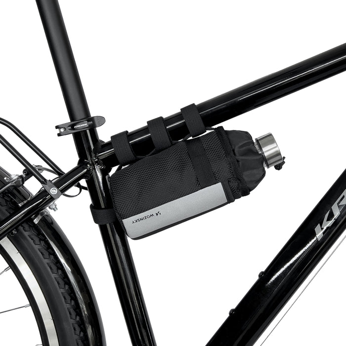 Wozinsky Thermal Bottle Bag for Bike or Scooter 1L Black (WBB29BK)