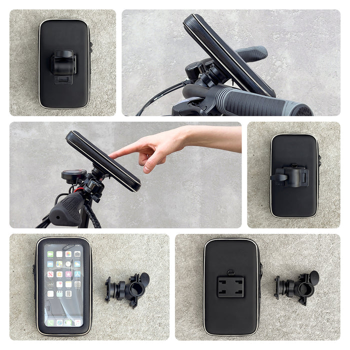 Wozinsky phone holder for bike, motorcycle, scooter black (WBHBK7)