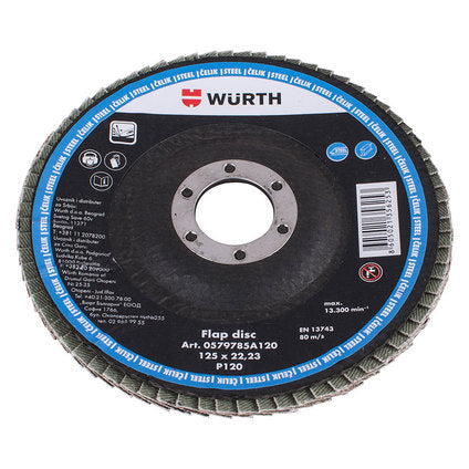 FLAT DISC P120 WURTH 125x22.23