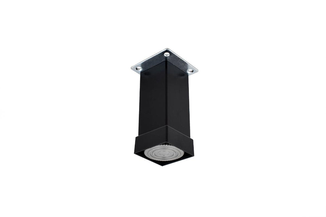 FURNITURE LEG 40X40 100MM BLACK MATTE