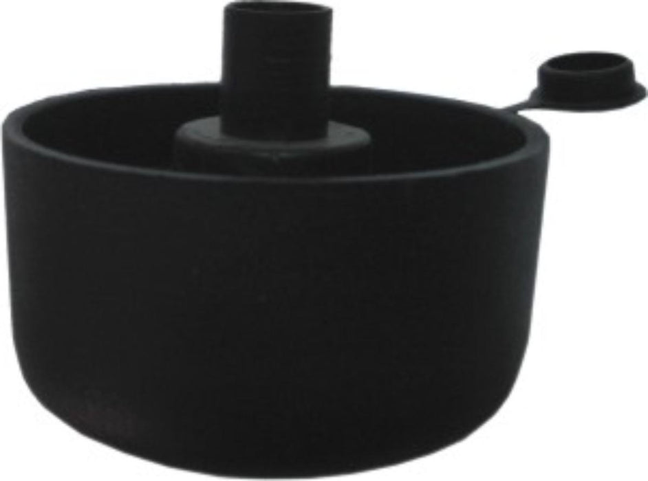 ADJUSTING STEP PVC 28MM 2PCS BLACK