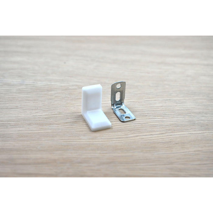 CORNER PLATE WITH COVER WHITE 28X28X18 4 PCS X-IT