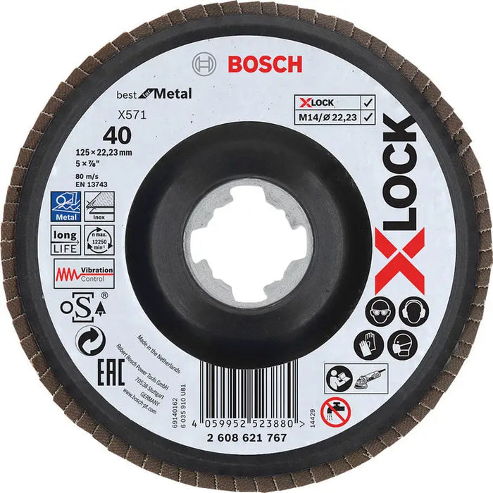 X-LOCK BOSCH FLAT DISC - Шкурки за машинно шлайфане<<<Консумативи за електроинструменти<<<Инструменти и