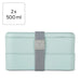Xavax Bento Box 2 x 500ml Pastel Blue - Кутии за храна<<<Продукти за дома<<<ValiAPI