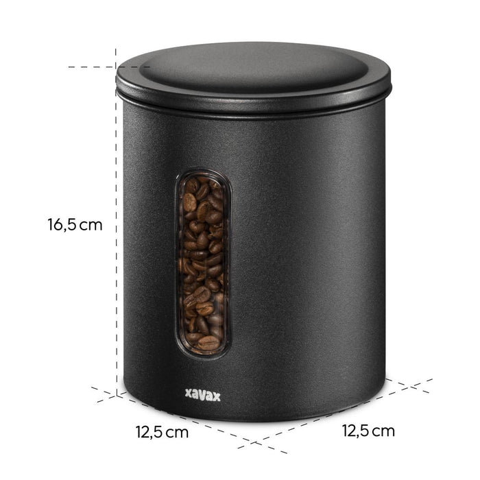 XAVAX Coffee box for 500 g beans or 700 g powder, 111275