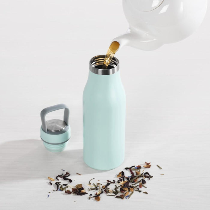 Xavax To Go liquid bottle, 500 ml, Stainless steel, Double insulation