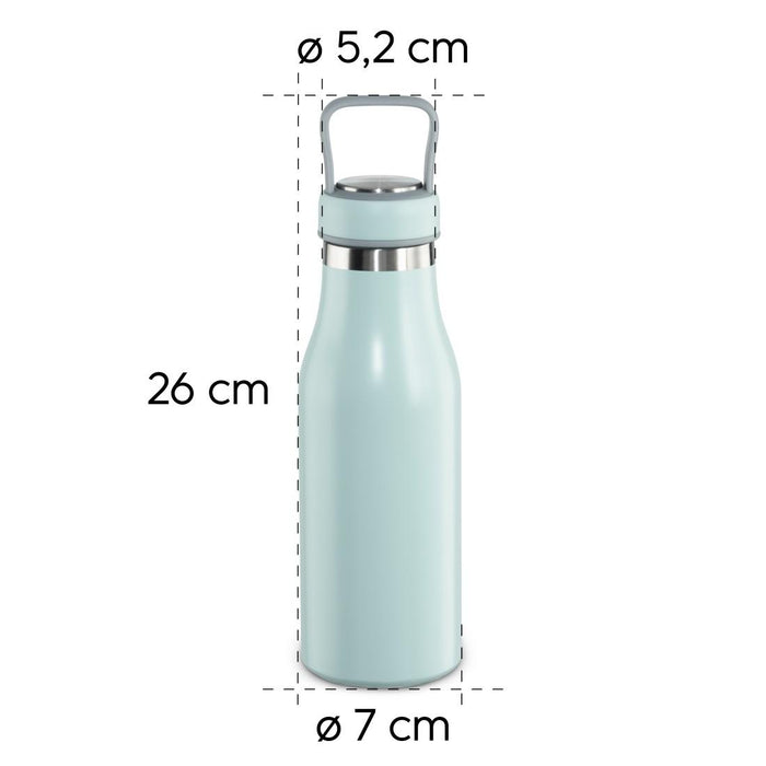 Xavax To Go liquid bottle, 500 ml, Stainless steel, Double insulation