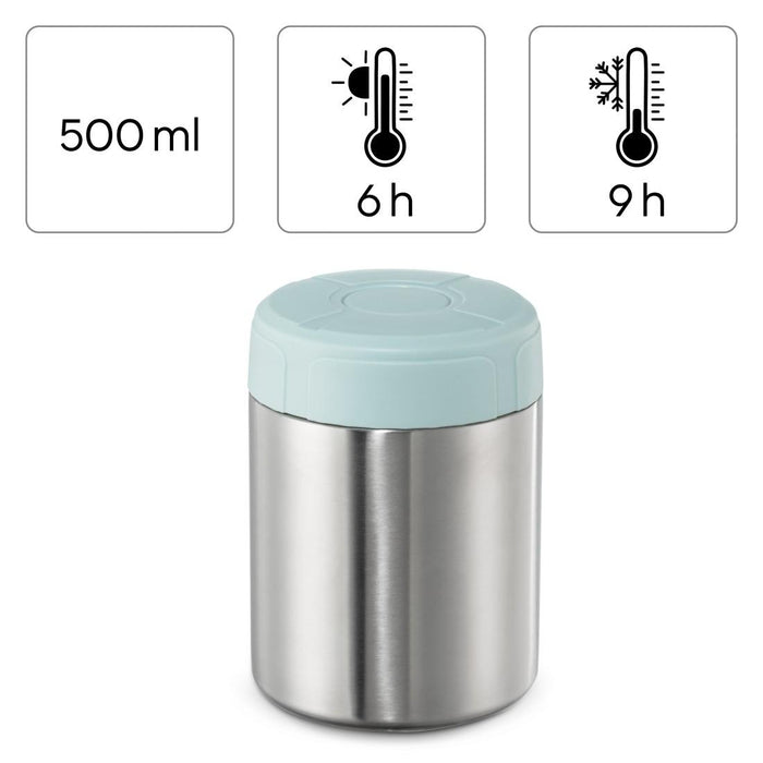 Thermos container Xavax To Go, Stainless steel, 500 ml, Blue