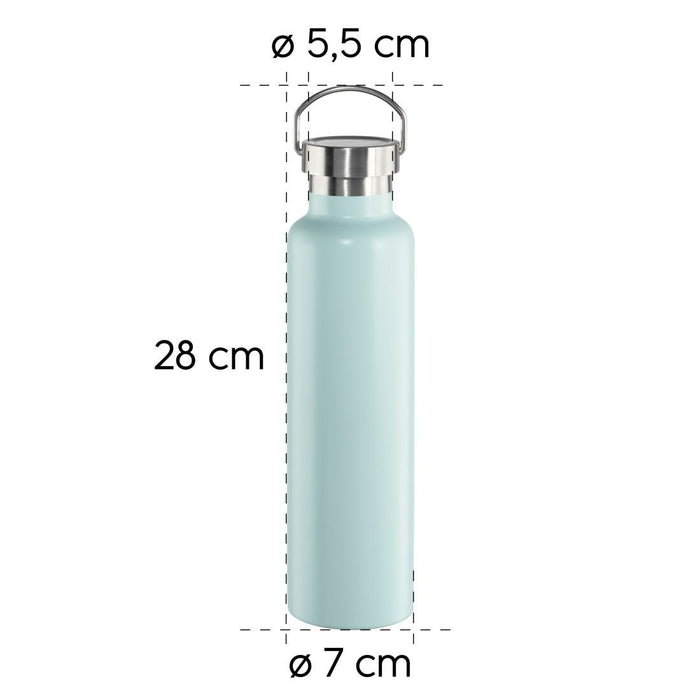Xavax To Go liquid bottle, 750 ml, stainless steel, double insulation, screw cap