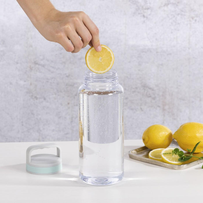 Xavax To Go liquid bottle, 1250 ml, plastic, light, transparent