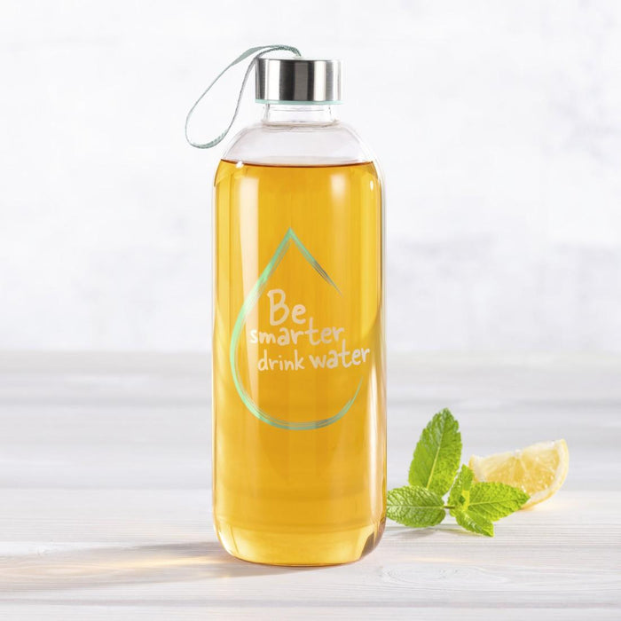 Glass bottle Xavax To Go, 1l, Protective case, For drinks
