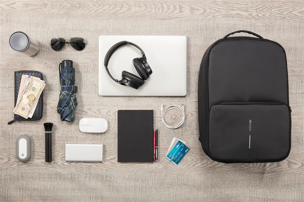 XD DESIGN ANTI-THEFT BACKPACK BOBBY FLEX GYM BAG BLACK P/N: P705.801 - RucksacksBAG-PLE<<<LuggageBAG<<<ActionPL