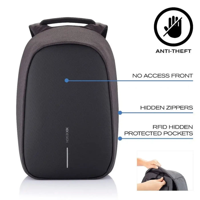 XD DESIGN ANTI-THEFT BACKPACK BOBBY HERO XL BLACK P/N: P705.711 - RucksacksBAG-PLE<<<LuggageBAG<<<ActionPL