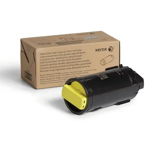 Xerox Yellow Extra High Capacity Toner Cartridge for VersaLink C500/C505 (9000 pages) XHI DMO - Консумативи за