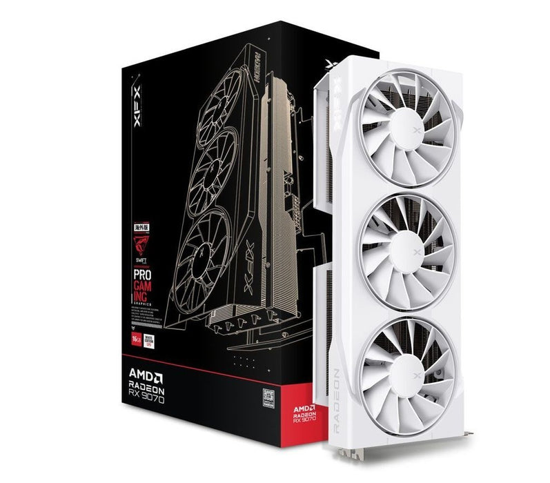 Graphics card. XFX Swift RX 9070 White 3-FAN GAM E 16G