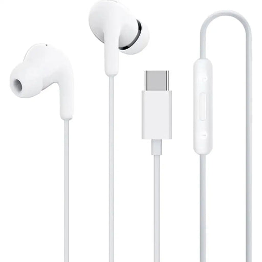 Xiaomi BHR8931GL In-Ear Wired Headphones USB-C with Remote Control - White - Headphones