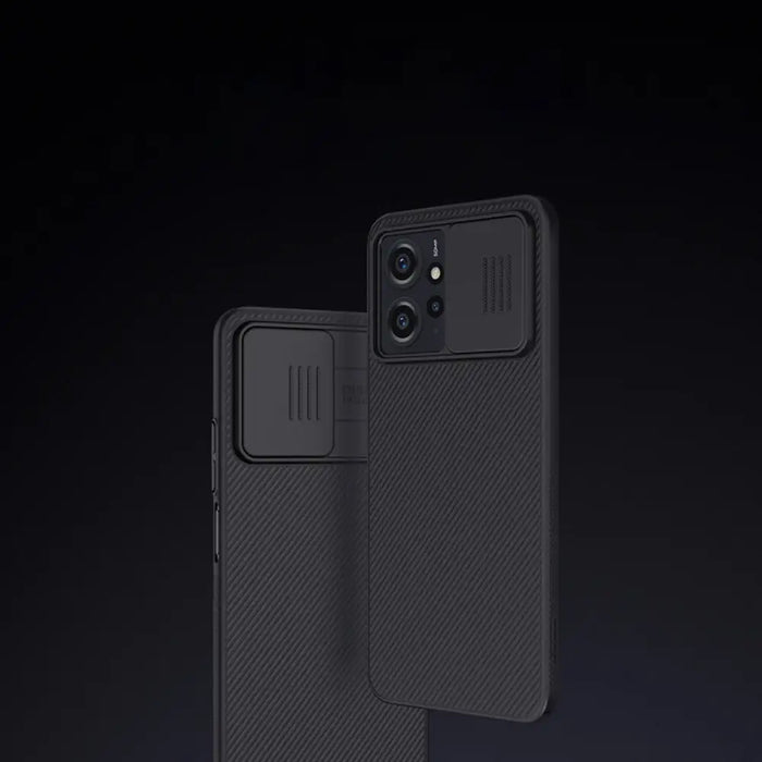 Xiaomi Redmi Note 12 Armored Case with Nillkin CamShield Case - Black - Cell phone cases and covers<<<HurtelXML
