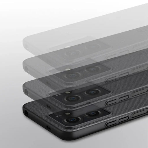 Xiaomi Redmi Note 12 Nillkin Super Frosted Shield armored case - black - Cell phone cases and covers<<<HurtelXML