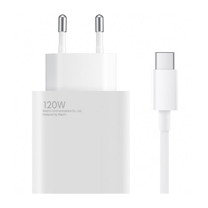 Xiaomi BHR9462EU 120W 6A USB-A Wall Charger with USB-C Cable - White