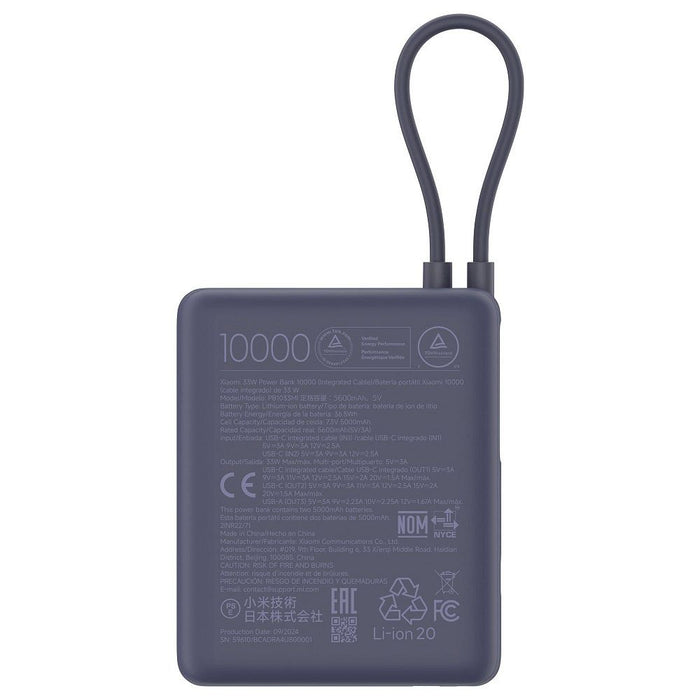 Powerbank Xiaomi PB1033MI Blue 10000 mAh