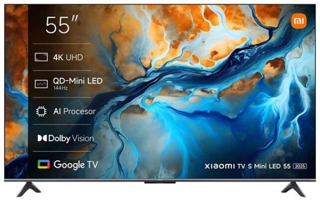 Xiaomi TV S MINI LED 55" UHD 2025 Black EU ELA5666EU