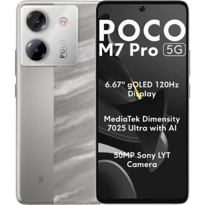 Smartphone Xiaomi POCO M7P 5G 12-512 SV Octa Core 12 GB RAM 512 GB Silver