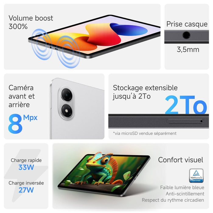 Tablet Xiaomi VHU6140EU Octa Core 6 GB RAM 128 GB Grey