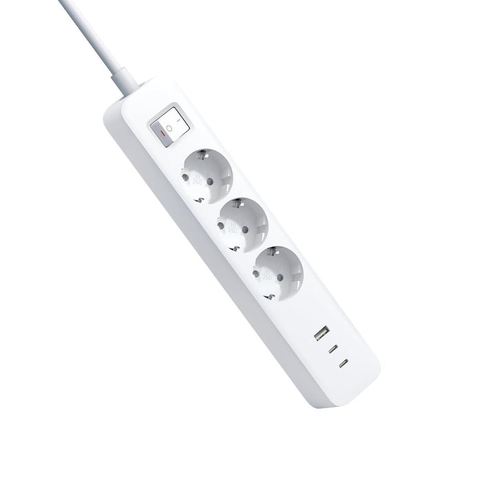 Xiaomi Power Strip 2C1A (3 outlet, 2 USB, 1 Type-C) 1.4m, White EU BHR07UKEU