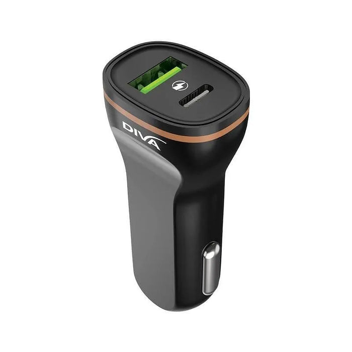 Charger DIVA 12-24V USB QC+USB-C PD 20W
