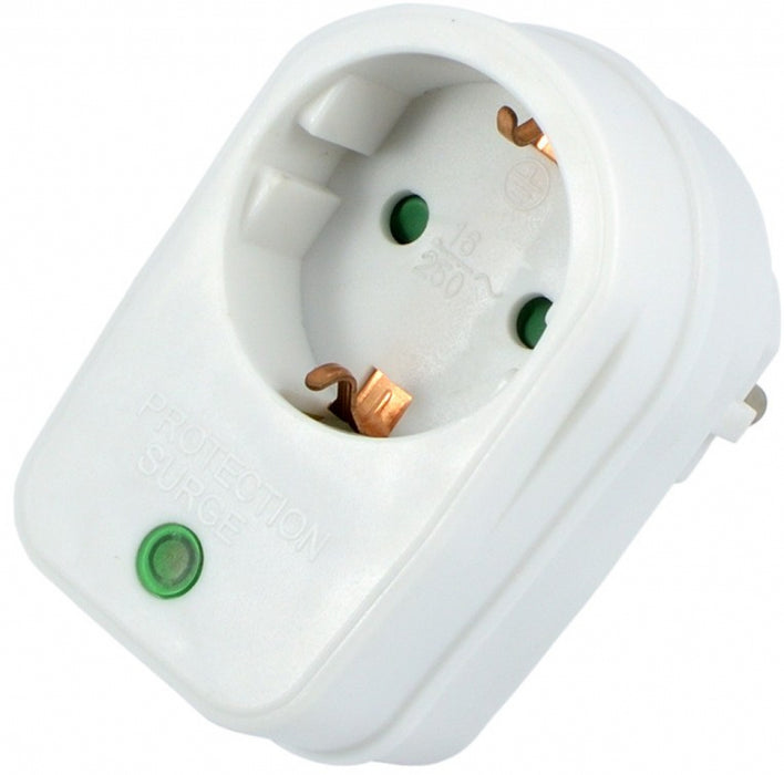 XMART 1 Socket White Surge Protection Power Strip
