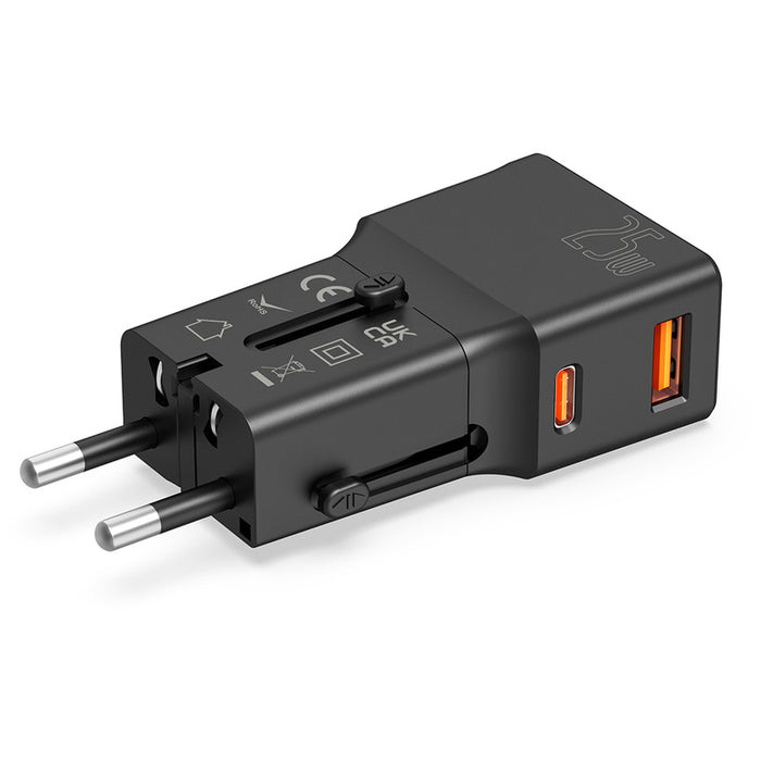 TRAVEL CHARGER XMART G525 BLACK 25W