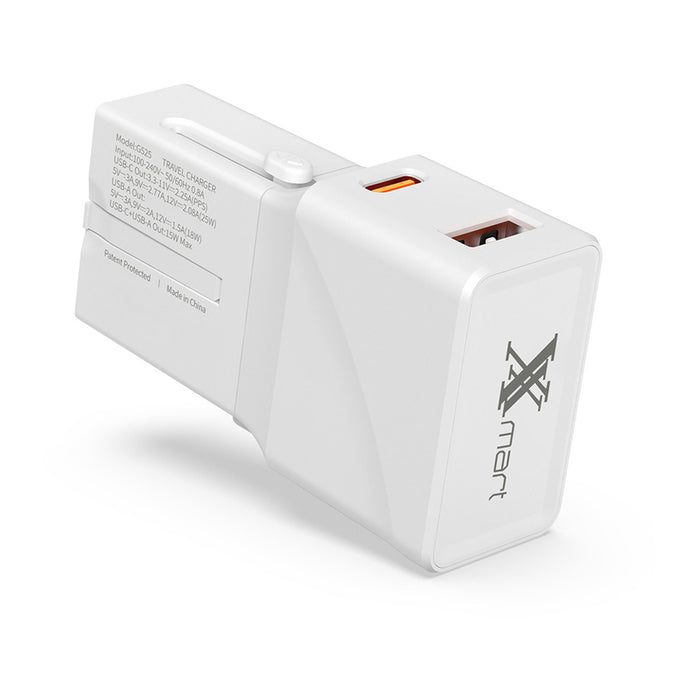 TRAVEL CHARGER XMART G525 WHITE 25W