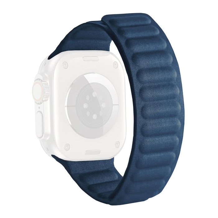 MAGNETIC STRAP XMART WOOLEN APPLE WATCH BLUE 42-49