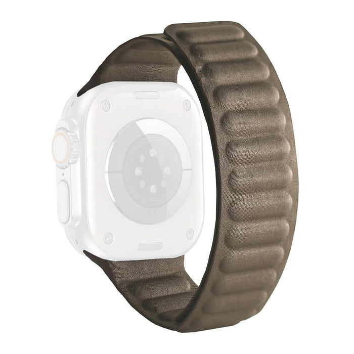 MAGNETIC STRAP XMART WOOLEN APPLE WATCH BEIGE 42-49