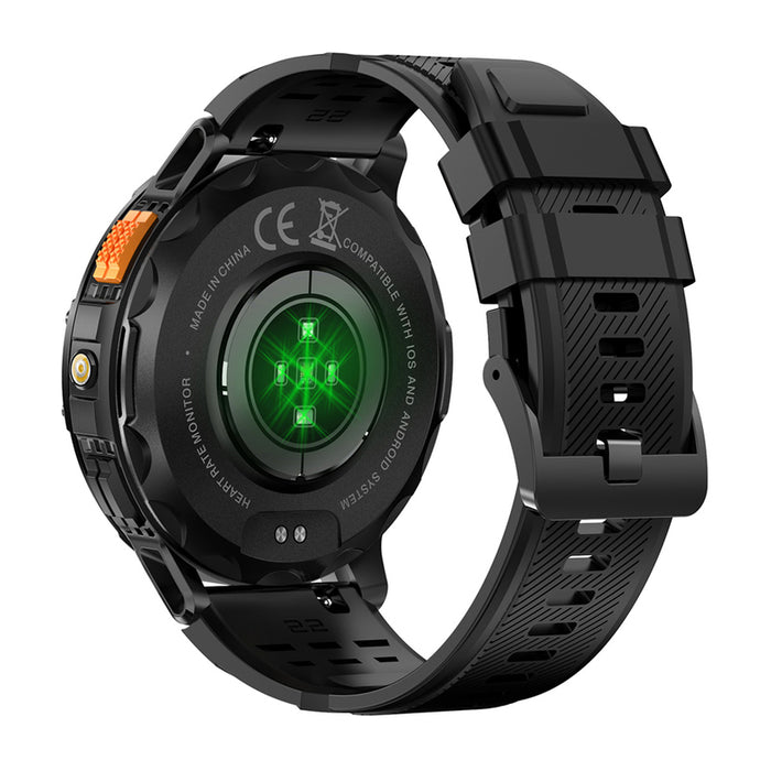 Smart watch XMART HK65 AMOLED BLCK-ORNG 49 MM, HEART MONITOR, SPO2