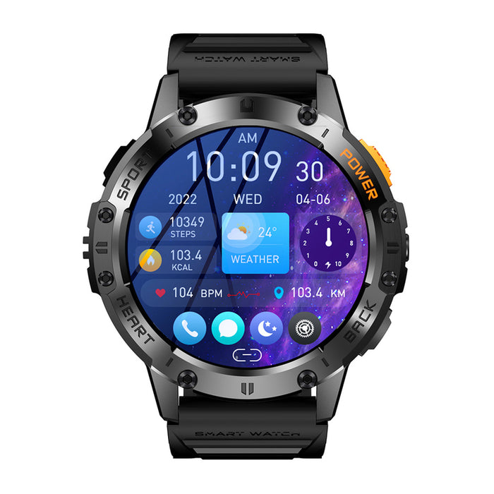 Smart watch XMART HK65 AMOLED BLCK-ORNG 49 MM, HEART MONITOR, SPO2