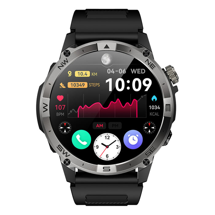 Smart watch XMART HK08 BLACK GPS, HEART MONITOR, SPO2