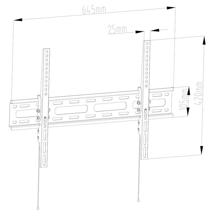 TV Stand XMART 3265 LT BLACK