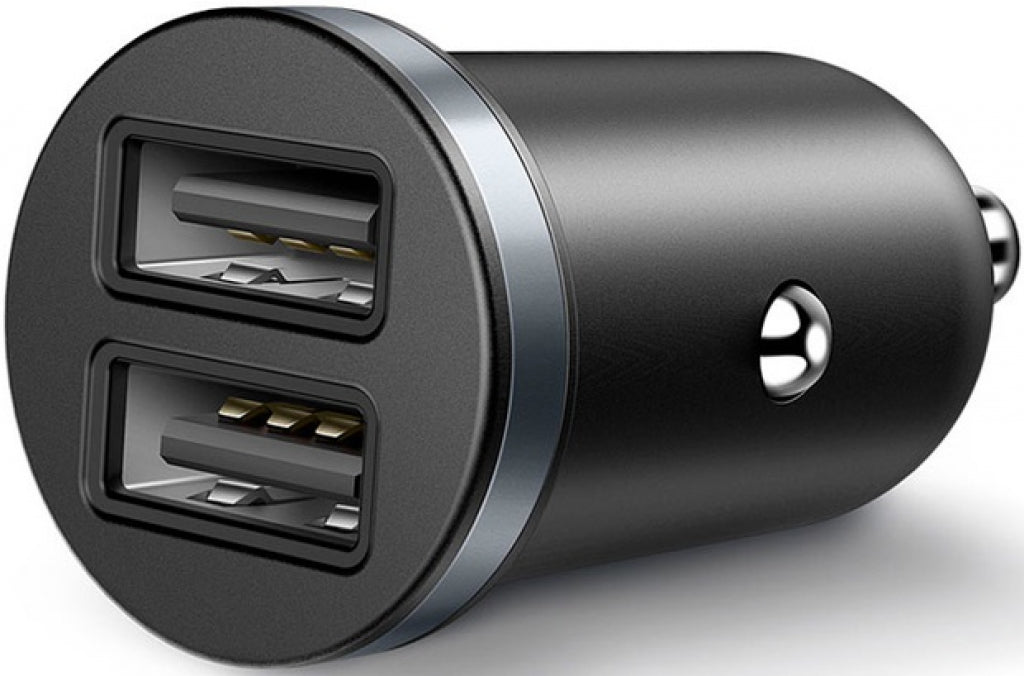 Car charger Xmart Dual USB 2.4A Black