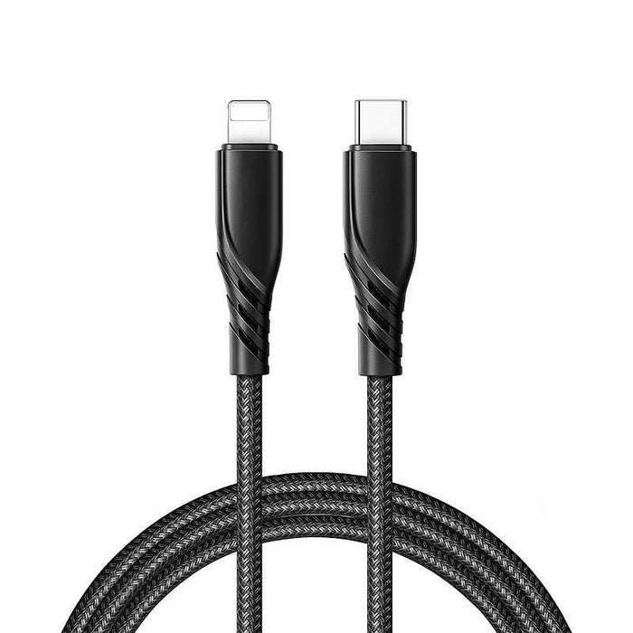 Cable Xmart Lightning to Type-C Greased Series 1.2m Black