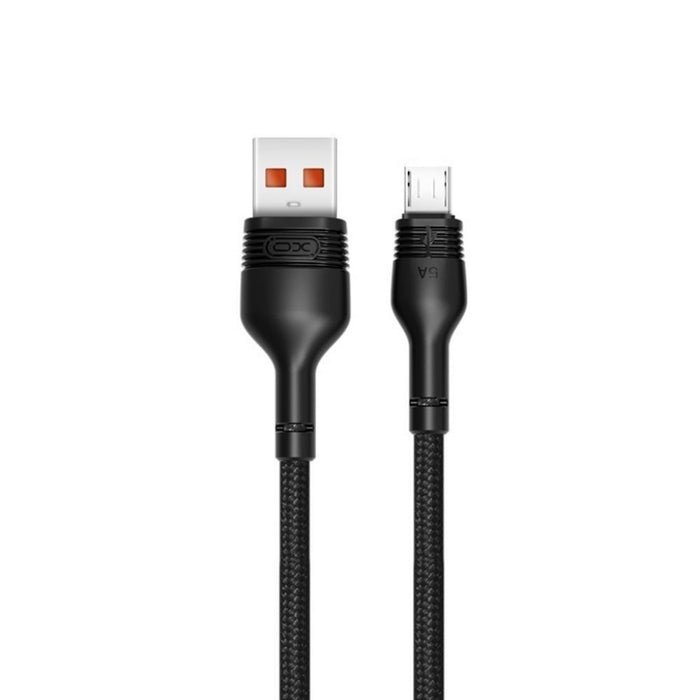 Cable XO NB55 5A Fast Charge USB-Micro black