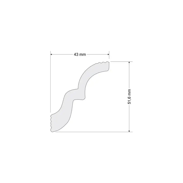 XPS CORNICE LFP 04 200 CM - Аксесоари за таванни панели<<<Стенни и таванни панели<<<Подови и стенни покрития<<<Praktiker