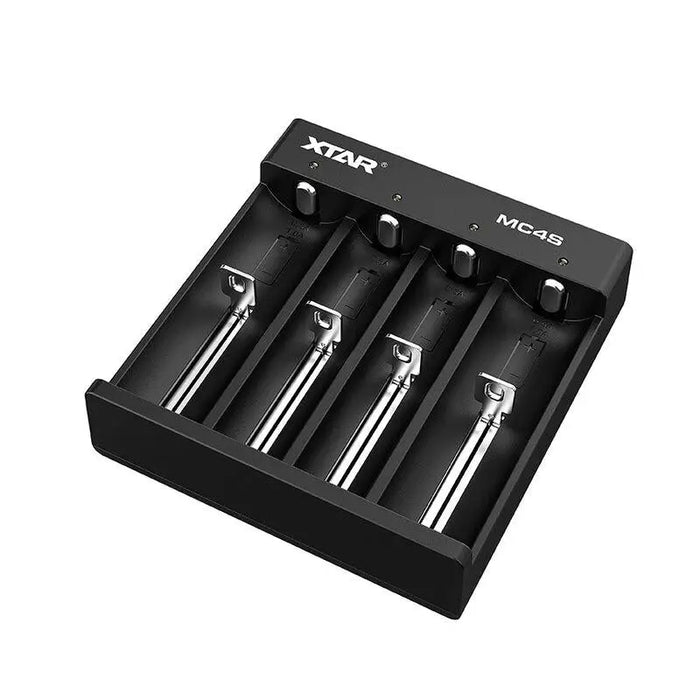 XTAR MC4S USB Type-C Universal Charger LiIon & NIMH 18650 CR123 AA AAA - Зарядни устройства и адаптери<<<Батерии и