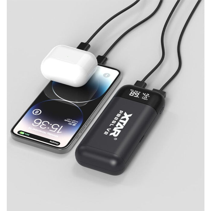 Charger / power bank batteries Li-ion 18650 / 20700 / 21700 Xtar PB2SL V2 black